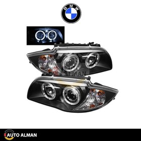 تصویر چراغ جلو سونار ابرویی دار بی ام و سری 3 E90 BMW 