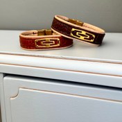 تصویر دستبند چرم طبیعی 