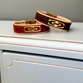 تصویر دستبند چرم طبیعی 