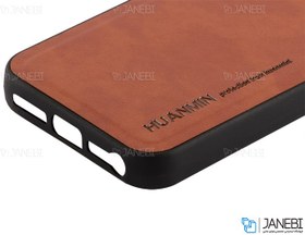 تصویر قاب طرح چرم آیفون Huanmin Leather Case Apple iPhone 5/5S 