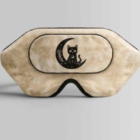 تصویر طرح گربه کد255 برای چشم بند کورال Cat Design for Coral255 Sleep Mask