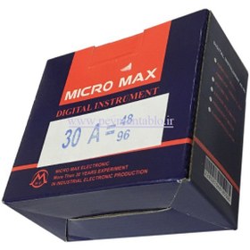 تصویر آمپر متر مستقیم AC دیجیتال 30 آمپری Micro Max Electronic 