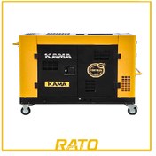 تصویر موتور برق دیزلی کاما مدل KDE12STA ظرفیت ۱۰ کیلووات سایلنت رادیاتور دار 