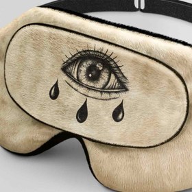تصویر طرح چشم کد412 برای چشم بند خواب کورال Eyes Design for Coral412 Sleep Mask