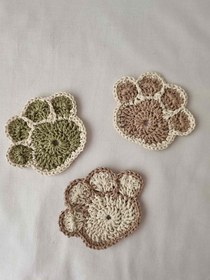 تصویر زیرلیوانی رافیا Raffia coaster