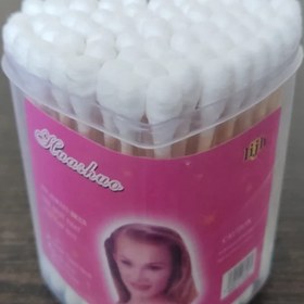 تصویر گوش پاکن دسته چوبی 