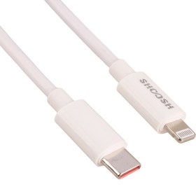 تصویر کابل شارژ تایپ سی به لایتنینگ شوش SH251i shoosh SH251i type c to lightning cable