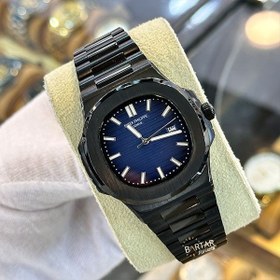 تصویر ساعت پتک فیلیپ ناتیلوس اتوماتیک رزگلد صفحه مشکی پتک فیلیپ ( Patek Philippe )