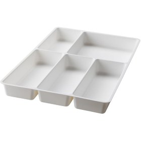 تصویر جا قاشق و چنگال ایکیا مخصوص کابینت مدل IKEA STÖDJA IKEA STÖDJA Cutlery tray white 31x50 cm