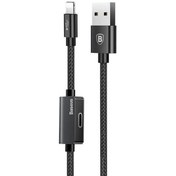 تصویر کابل تبدیل USB به لایتنینگ باسئوس مدل CALYU-01 طول 1 متر Baseus CALYU-01 USB To Lightning Cable 100cm