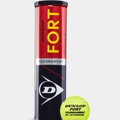 تصویر توپ تنیس دانلوپ DUNLOP FORT TOURNAMENT – بسته ۴ عددی (اورجینال) گرونترین توپ تنیس دانلوپ