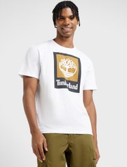 تصویر تی‌شرت با لوگوی استک برند timberland Stack Logo T-Shirt