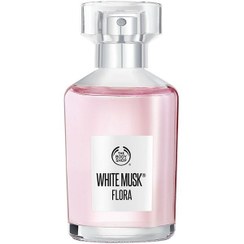 تصویر عطر بادی شاپ The Body shop مدل وایت ماسک فلورا White Musk Flora با رایحه مشک 30 میل اصل 