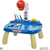 تصویر میز نقاشی کودک پروژکتوردار مدل 119-628 