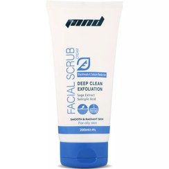 تصویر کرم اسکراب صورت ام ان دی مناسب پوست چرب حجم ۲۰۰ میلی لیتر 