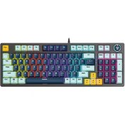 تصویر کیبورد باسیم گیمینگ فنتک مدل ATOM96 MK890v2 