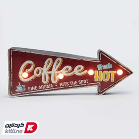 تصویر تابلو LED مدل Coffee fresh hot 