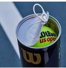 تصویر توپ تنیس ما های 3 بسته تک جعبه را باز می کنیم Wilson 