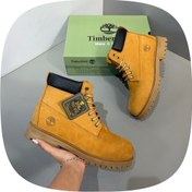 تصویر نیم بوت تیمبرلند کرمی عسلی 
