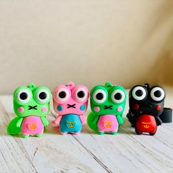 تصویر جاکلیدی سیلیکونی طرح قورباغه 