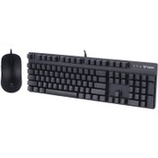 تصویر ست کیبورد و ماوس گیمینگ رپو مدل V150S 