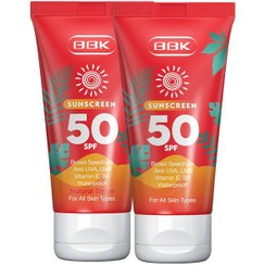 تصویر ضد آفتاب Spf50 حجم 50میل ببک Bbk Spf50 Sunscreen 50ml