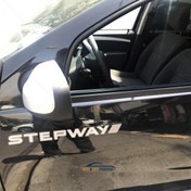 تصویر برچسب STEPWAY روی درب رنو ساندرو 