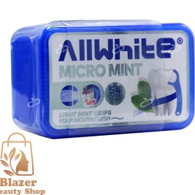 تصویر نخ و خلال دندان آل وایت Micro Mint 