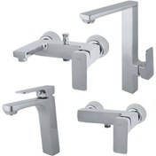 تصویر ست شیرآلات راسان مدل گارنت 