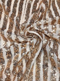 تصویر پولکی لاینی طلایی 