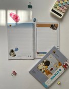 تصویر دفتر حاشیه دار مجلد 60 برگ استیکردار سری profile - فضانورد 