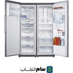 تصویر یخچال فریزر دو قلو اسنوا مدل هایپر SFDi/SRDi-M211SS 