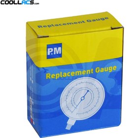 تصویر ساعت گیج فشار پایین پی اند ام مدل -RG-240L P&M RG-240L guage- (Blue)