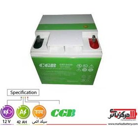 تصویر باتری یو پی اس 12 ولت 42 آمپر CGB CGB 42Ah VRLA Battery