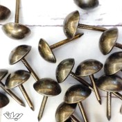 تصویر گل میخ ساده زرد قلم 