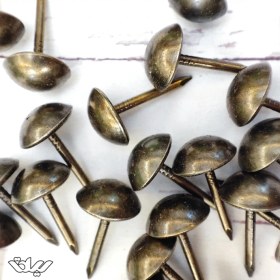 تصویر گل میخ ساده زرد قلم 