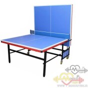 تصویر میز پینگ پنگ MDF مدل E3 با ۴ چرخ 