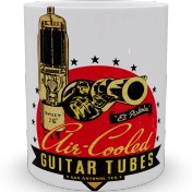 تصویر ماگ با طرح Vintage Guitar Tubes 