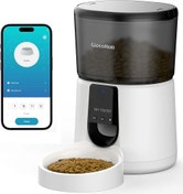 تصویر غذا خوری گربه و سگ هوشمند، برند GIOTOHUM مدل PE-A03 AUTOMATIC PET FEEDER WITH WIFI