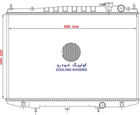 تصویر رادياتور نيسان رونیز "NISSAN(RONIZ)" 
