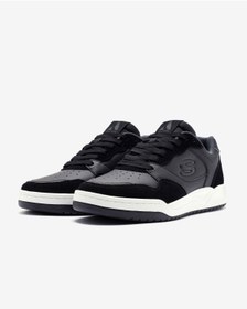 تصویر اسنیکر مردانه اسکیچرز اورجینال مشکی Skechers 183241 