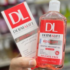 تصویر ژل شستشوی پوست حساس درمالیفت مدل رزالیفت Dermalift Rosalift Sensitive Skin Syndet Gel - Face & Body