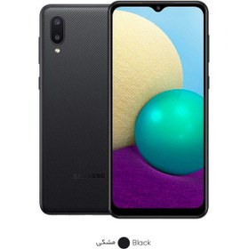 تصویر گوشی موبایل سامسونگ Galaxy A02 دوسیم کارت ظرفیت 64 گیگابایت و رم 3 گیگابایت/پلمپ و آکبند 