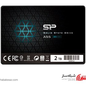 تصویر هارد اس اس دی اینترنال سیلیکون پاور مدل Ace A55 ظرفیت 2 ترابایت Silicon Power Ace A55 Internal SSD 2TB