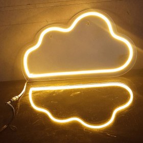 تصویر چراغ نئونی مدل ابر کد N2 