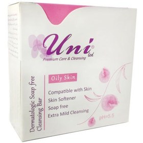 تصویر پن درماتولوژیک غیر صابونی پوست‌های چرب یونی لد ۱۰۰ گرم Uni Led Oily Skin Pain 100gr