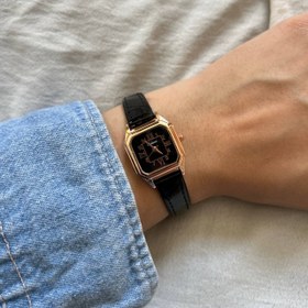 تصویر ساعت چرم مدل ۹ 