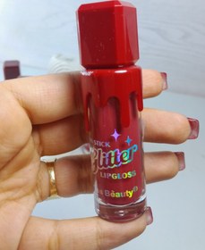 تصویر رژ جامد شاین دار - قرمز 