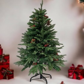 تصویر درخت کریسمس مدل نوئل 180 سانت میوه دار Noel model Christmas tree 180 cm with fruits