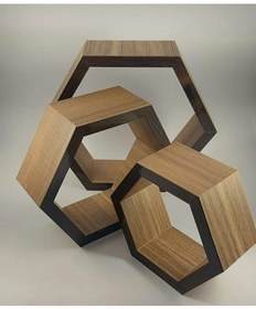 تصویر باکس سه تایی شش ضلعی 